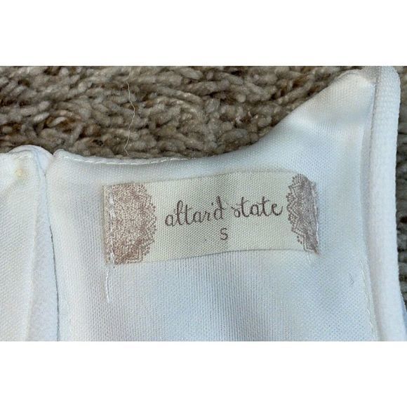 ALTAR’D STATE WHITE MULTICOLOR STRIPED HALTER DRESS SIZE SMALL - Picture 6 of 6
